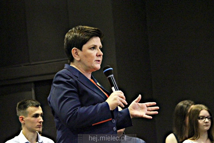 Wicepremier Beata Szydło w Mielcu
