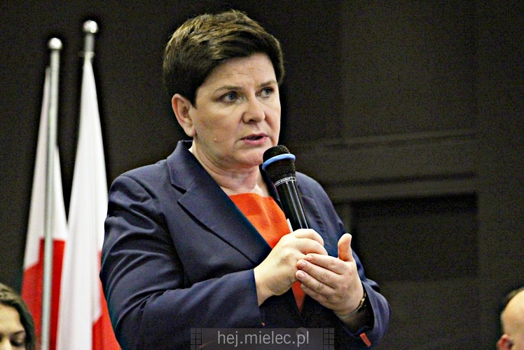 Wicepremier Beata Szydło w Mielcu