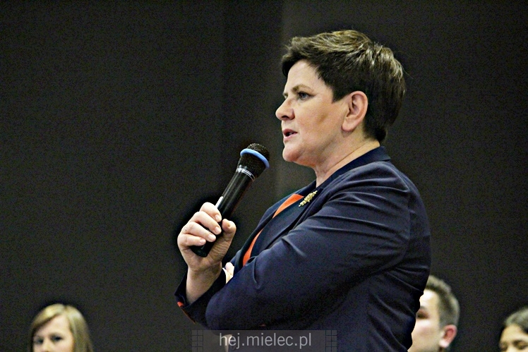 Wicepremier Beata Szydło w Mielcu