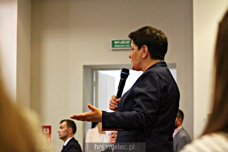 Wicepremier Beata Szydło w Mielcu