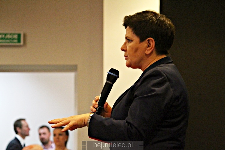 Wicepremier Beata Szydło w Mielcu