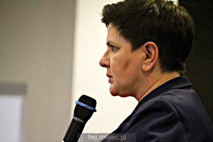 Wicepremier Beata Szydło w Mielcu