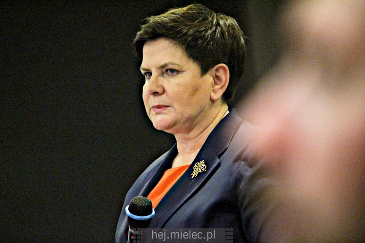 Wicepremier Beata Szydło w Mielcu