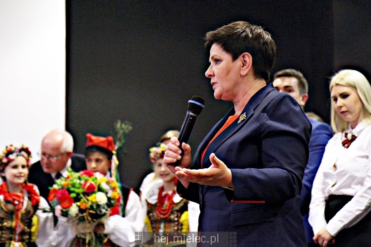 Wicepremier Beata Szydło w Mielcu