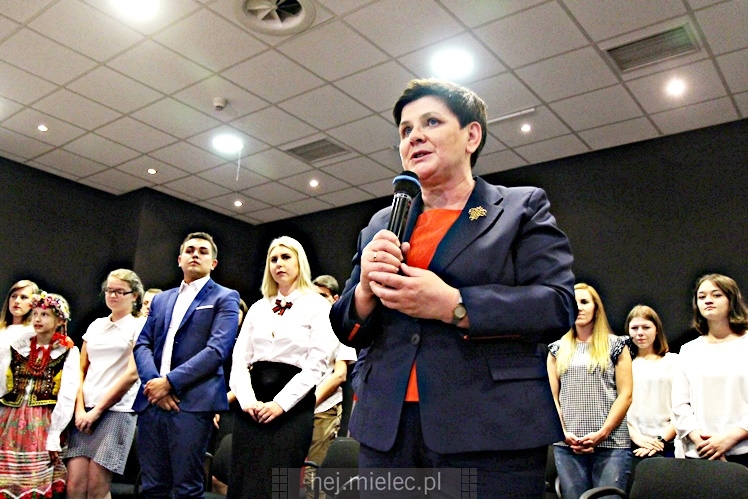 Wicepremier Beata Szydło w Mielcu
