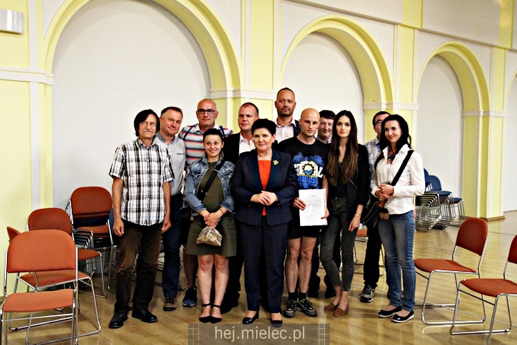Wicepremier Beata Szydło w Mielcu