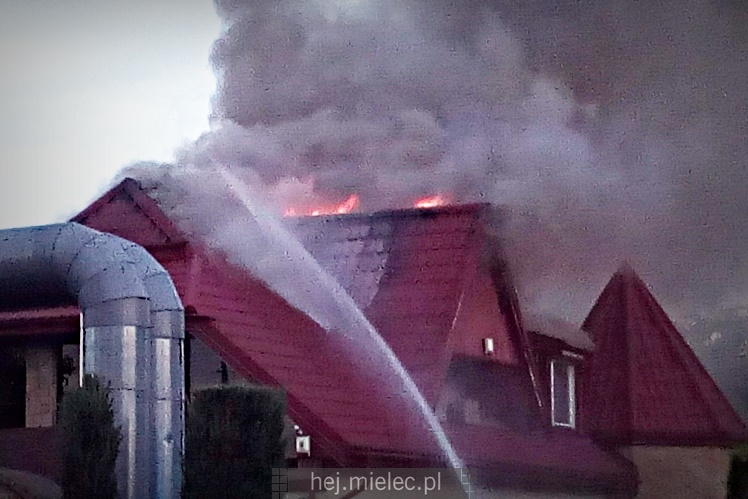 Pożar domu przy ul. Długiej