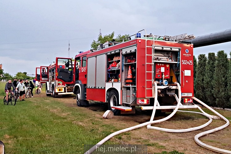Pożar domu przy ul. Długiej