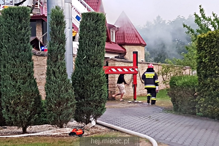 Pożar domu przy ul. Długiej