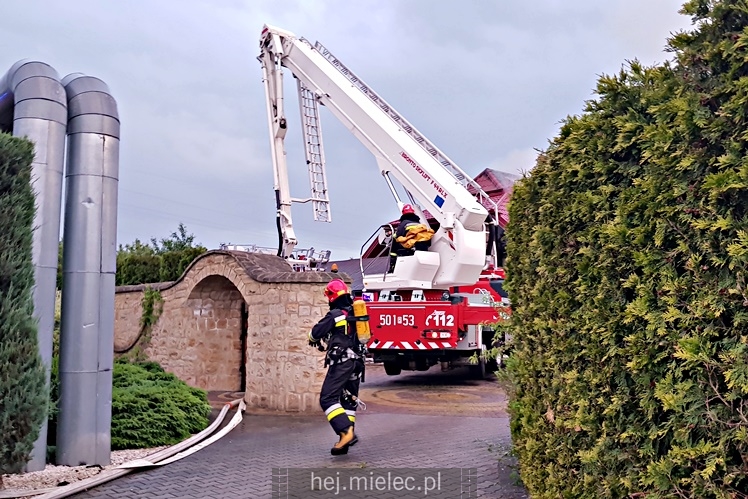 Pożar domu przy ul. Długiej