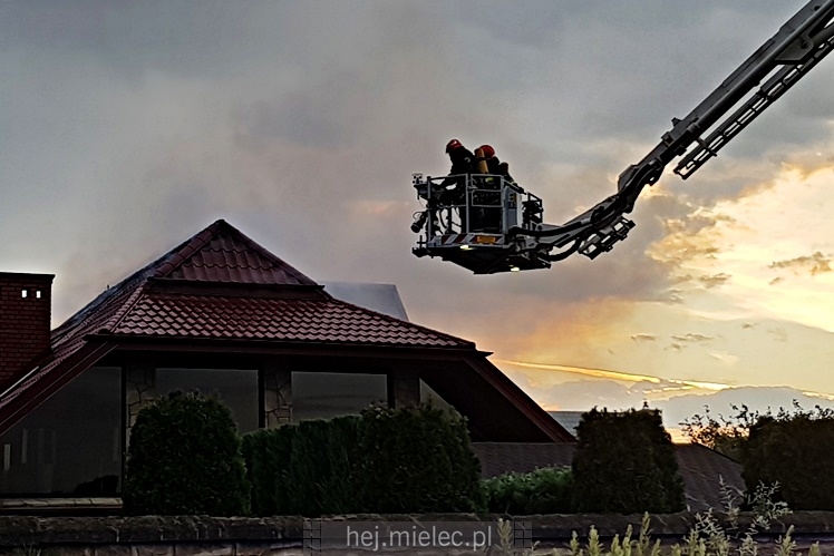 Pożar domu przy ul. Długiej
