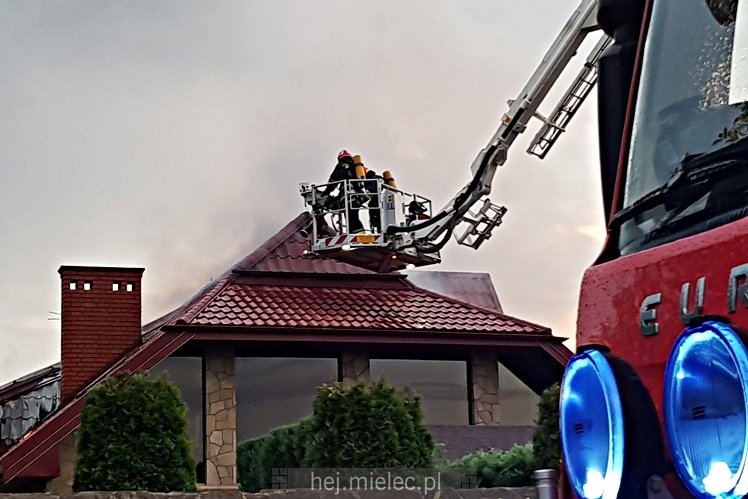 Pożar domu przy ul. Długiej