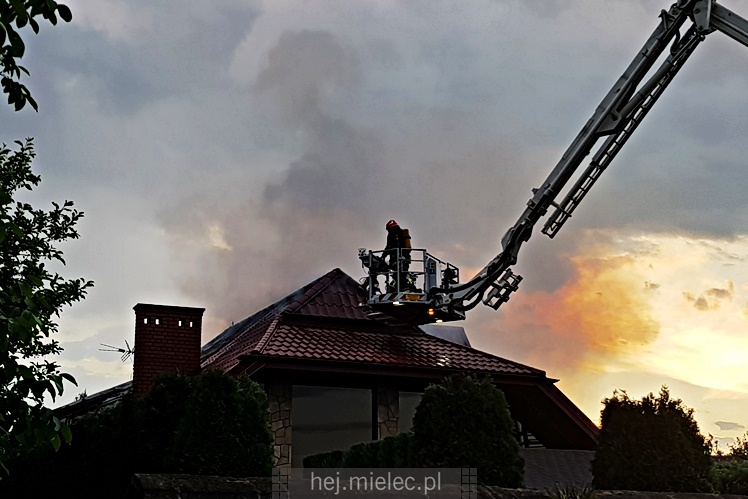 Pożar domu przy ul. Długiej