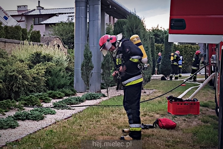 Pożar domu przy ul. Długiej