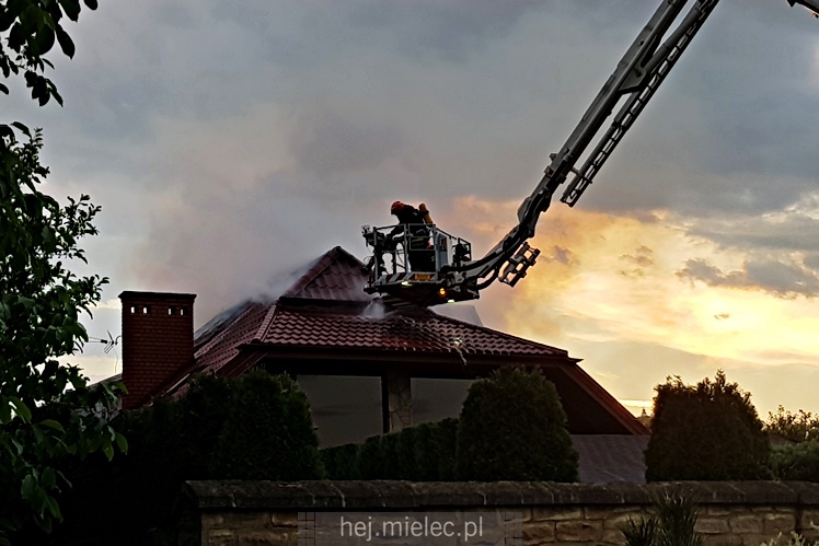 Pożar domu przy ul. Długiej