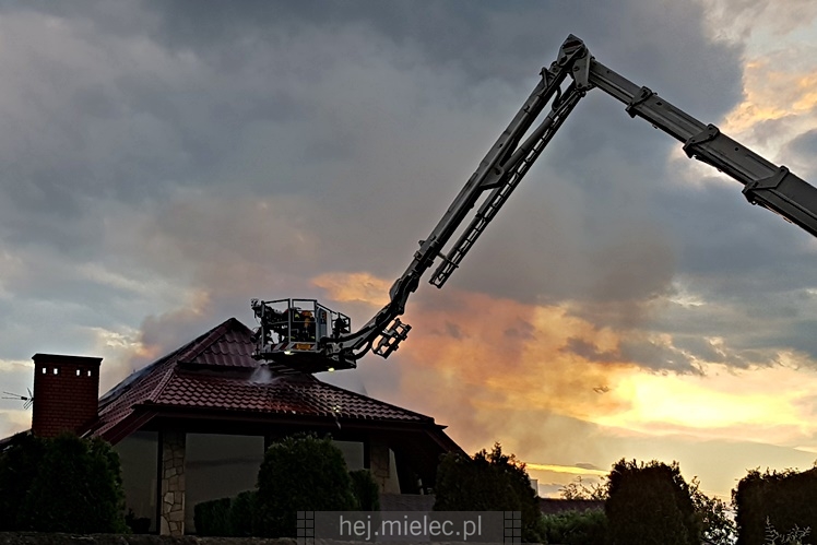 Pożar domu przy ul. Długiej