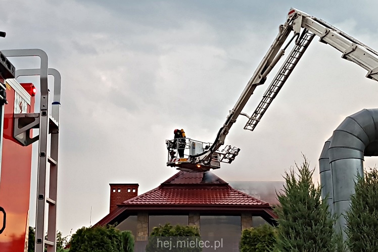 Pożar domu przy ul. Długiej