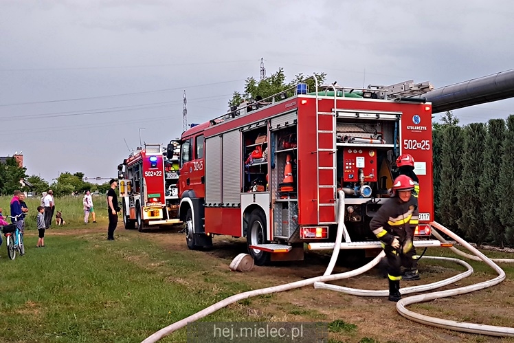 Pożar domu przy ul. Długiej