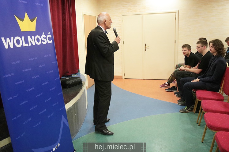 Janusz Korwin-Mikke w Mielcu