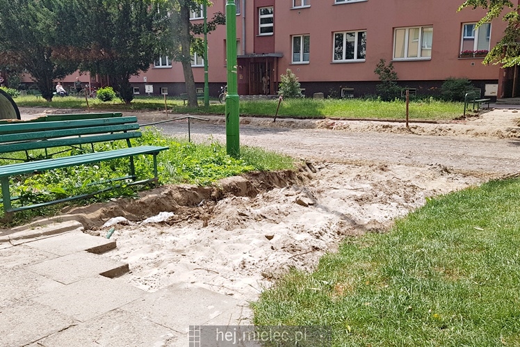 Remont ul. Kochanowskiego idzie pełną parą