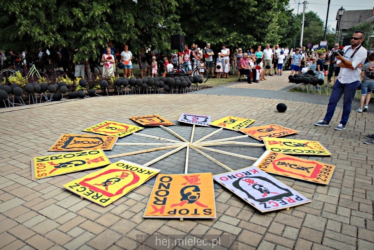 Drugi protest mielczan przeciwko firmie Kronospan