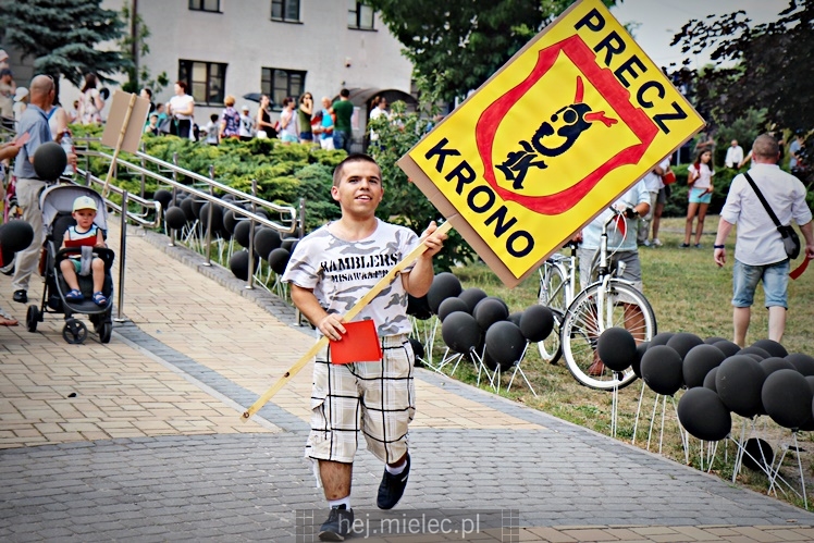 Drugi protest mielczan przeciwko firmie Kronospan