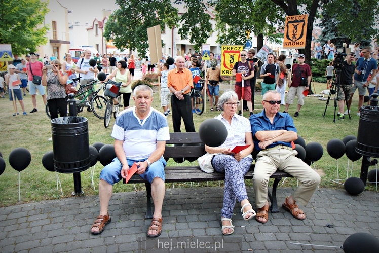 Drugi protest mielczan przeciwko firmie Kronospan