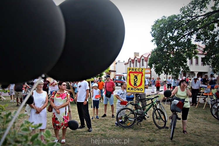 Drugi protest mielczan przeciwko firmie Kronospan