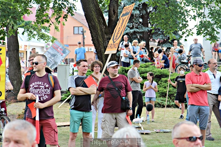 Drugi protest mielczan przeciwko firmie Kronospan