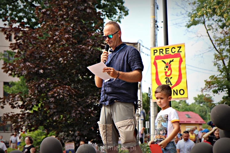 Drugi protest mielczan przeciwko firmie Kronospan