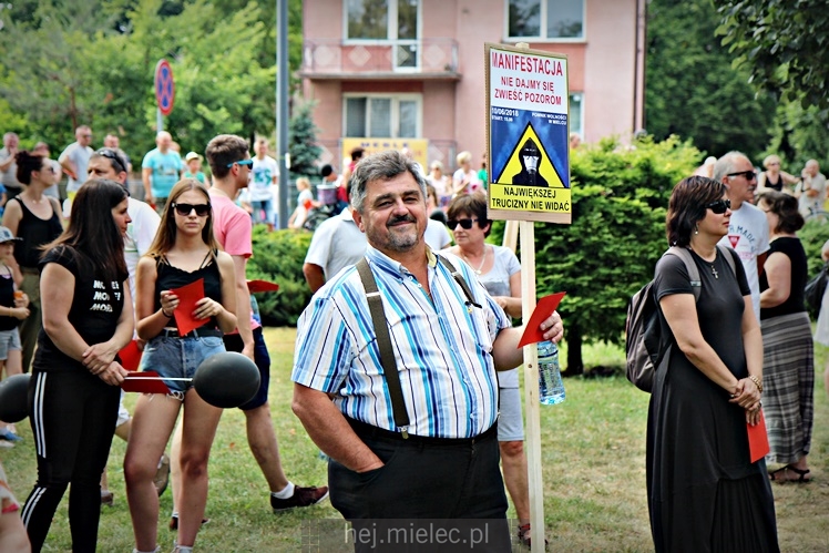 Drugi protest mielczan przeciwko firmie Kronospan