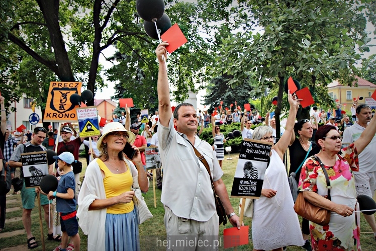 Drugi protest mielczan przeciwko firmie Kronospan