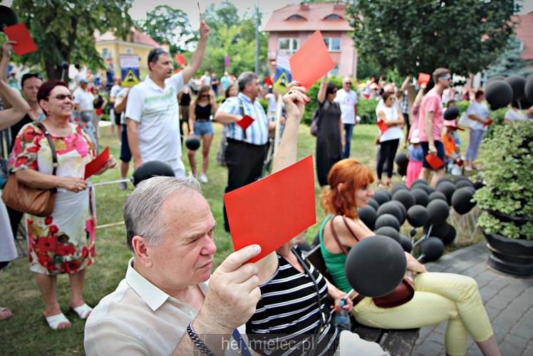 Drugi protest mielczan przeciwko firmie Kronospan