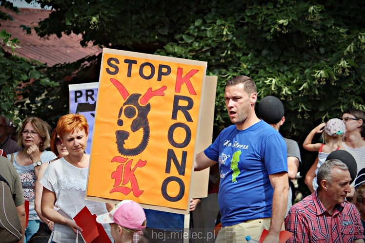 Drugi protest mielczan przeciwko firmie Kronospan