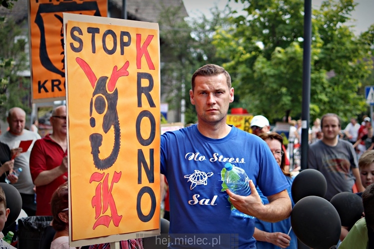 Drugi protest mielczan przeciwko firmie Kronospan