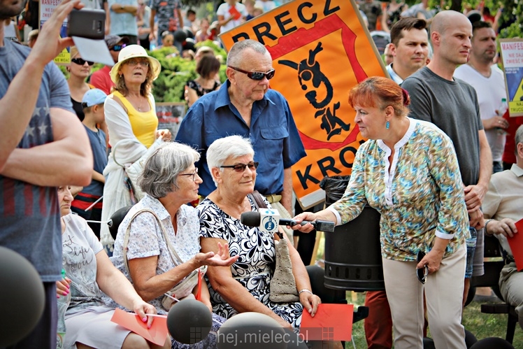 Drugi protest mielczan przeciwko firmie Kronospan