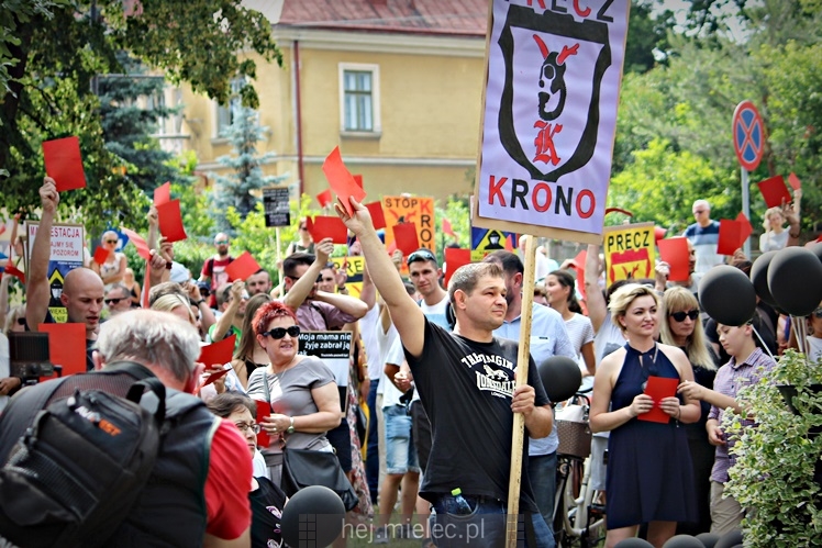 Drugi protest mielczan przeciwko firmie Kronospan