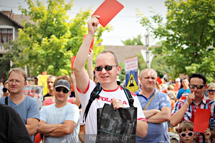 Drugi protest mielczan przeciwko firmie Kronospan