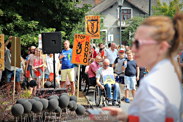 Drugi protest mielczan przeciwko firmie Kronospan