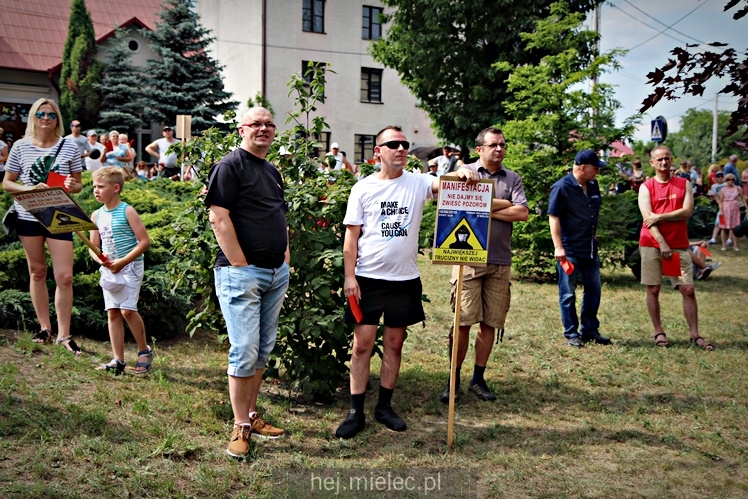 Drugi protest mielczan przeciwko firmie Kronospan