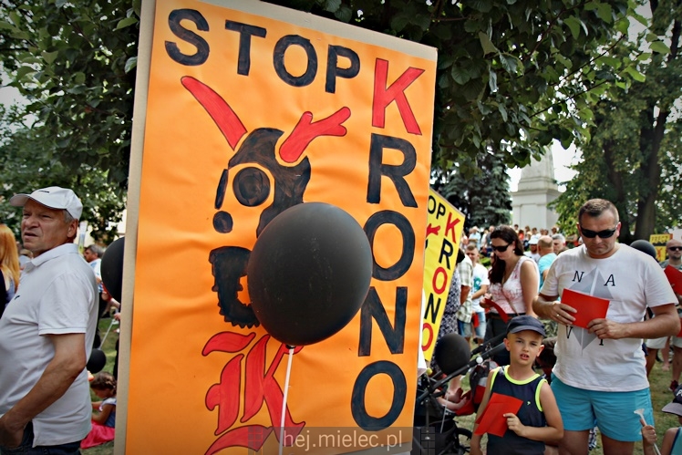Drugi protest mielczan przeciwko firmie Kronospan