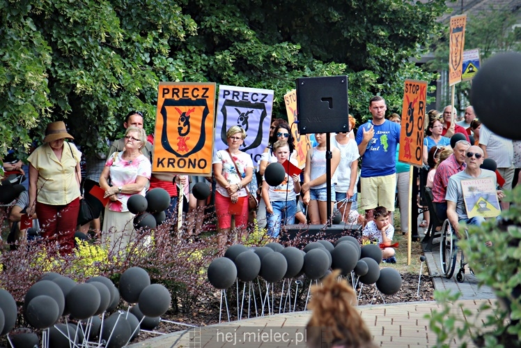 Drugi protest mielczan przeciwko firmie Kronospan