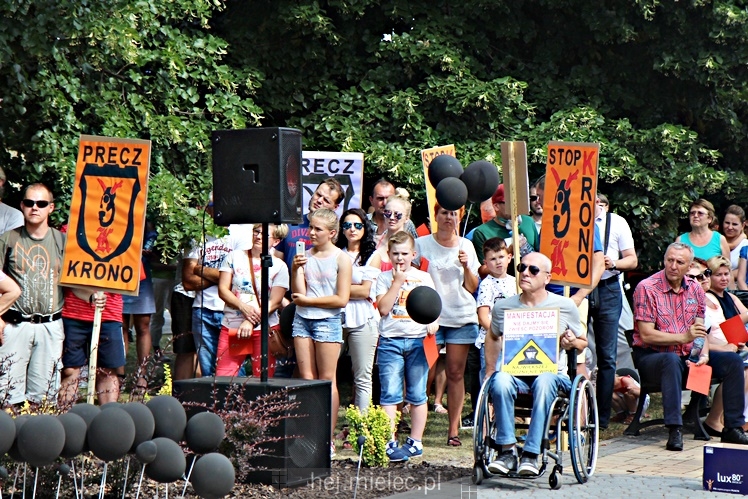 Drugi protest mielczan przeciwko firmie Kronospan