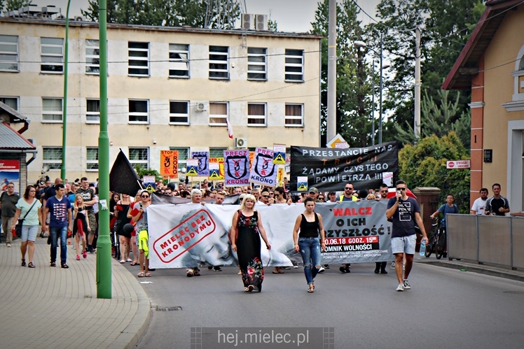 Drugi protest mielczan przeciwko firmie Kronospan