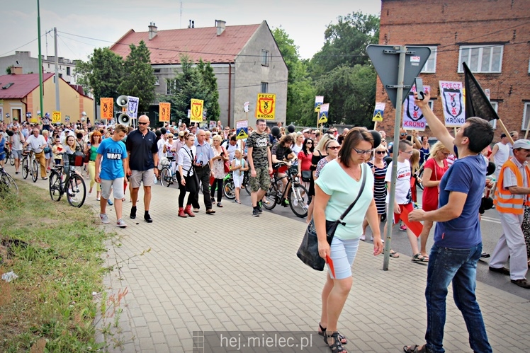 Drugi protest mielczan przeciwko firmie Kronospan