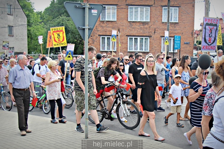 Drugi protest mielczan przeciwko firmie Kronospan