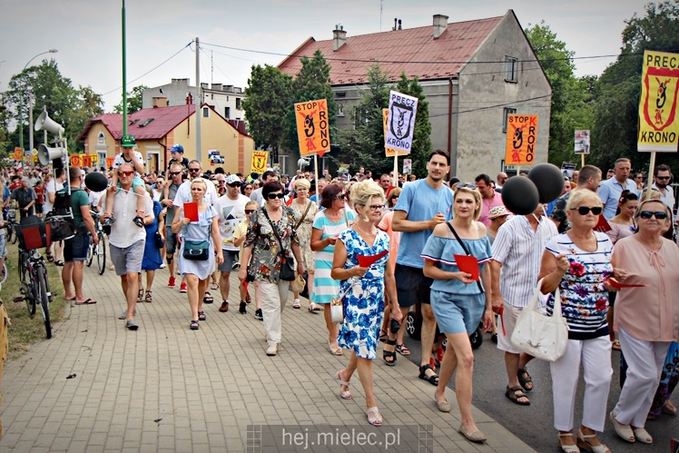 Drugi protest mielczan przeciwko firmie Kronospan