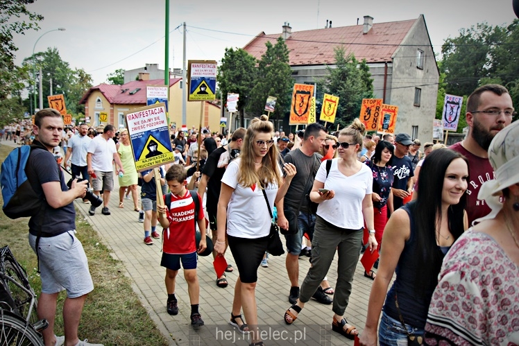 Drugi protest mielczan przeciwko firmie Kronospan