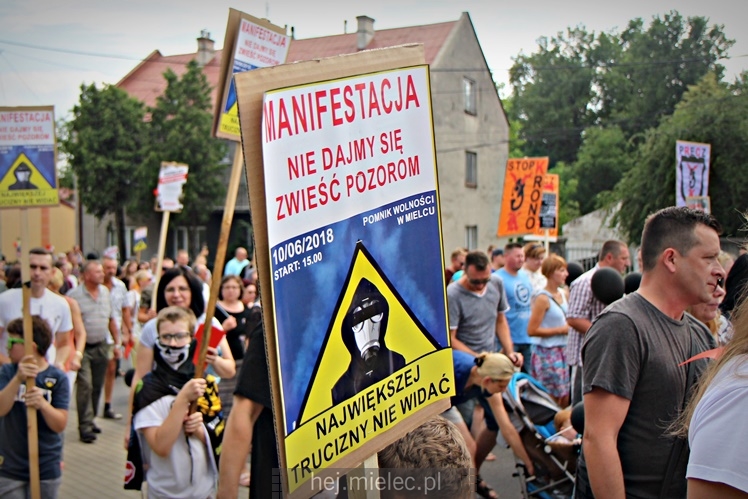 Drugi protest mielczan przeciwko firmie Kronospan
