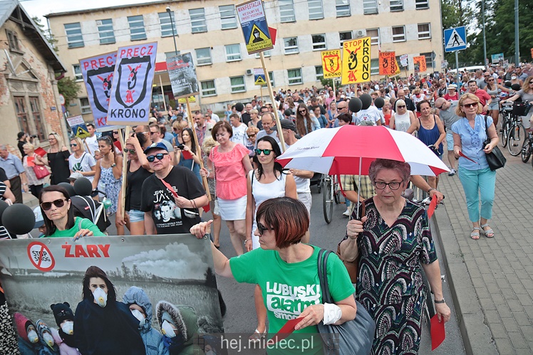 Drugi protest mielczan przeciwko firmie Kronospan